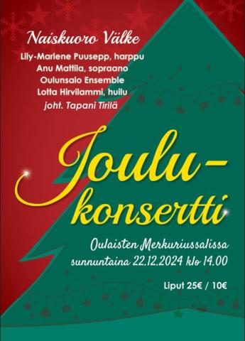 Nuorisokuoro Välke Joulukonsertti