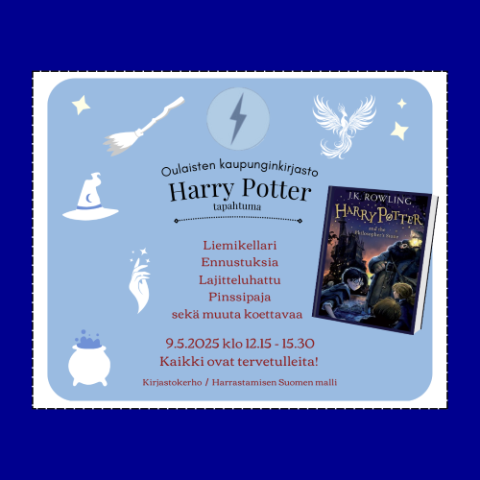 Harry Potter -tapahtuma Oulaisten kirjastolla