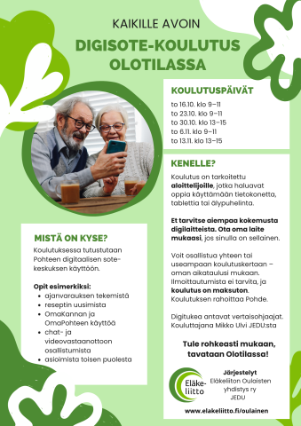 Tule rohkeasti mukaan!