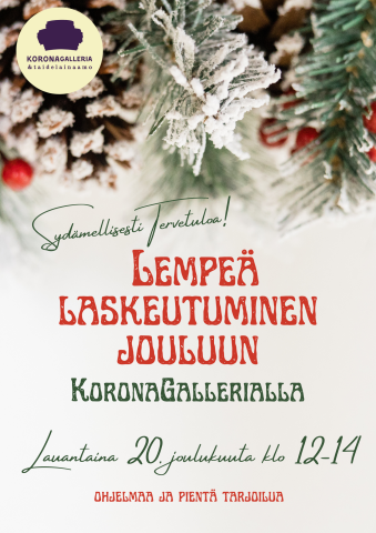 Lempeä laskeutuminen jouluun