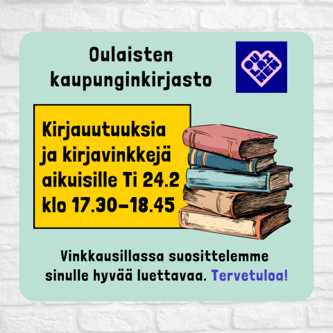 Aikuisten kirjavinkkausilmoitus