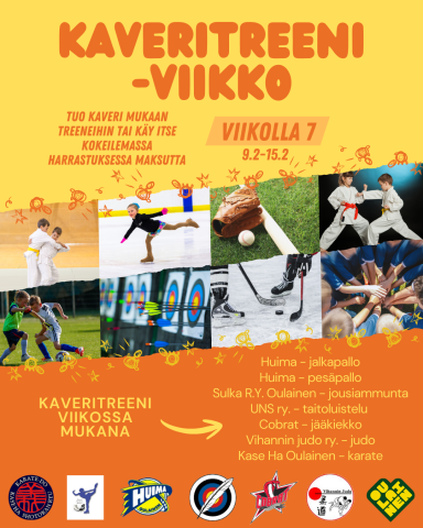 Kaveritreeniviikko viikolla 7