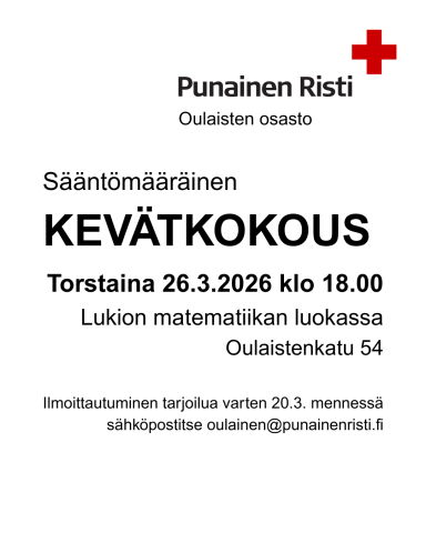 SPR oulainen kevätkokous2026