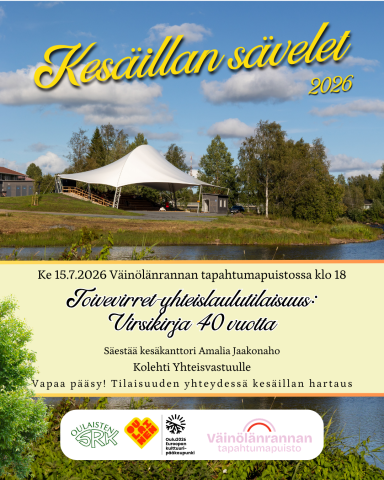 Kesäillan Sävelet: Toivevirret-yhteislaulutilaisuus: Virsikirja 40 vuotta