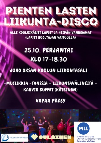 Pienten lasten liikunta-disco