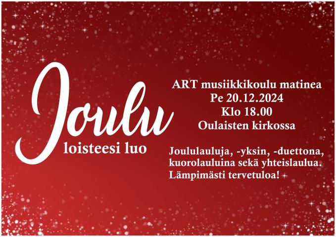 Joulu loisteesi luo