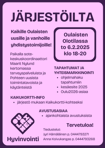 Järjestöilta 6.2.2025