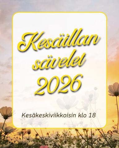 Kesäillan sävelet 2026