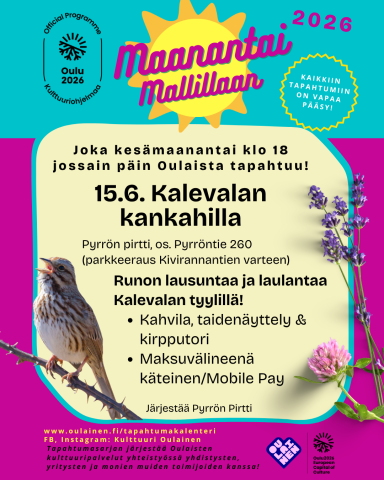 Maanantai Mallillaan - Kalevalan Kankahilla